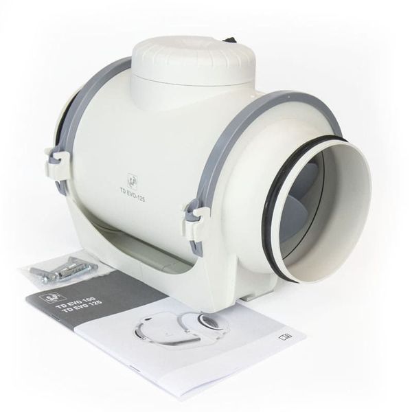 Канальний вентилятор Soler&Palau TD EVO-125 VAR 5211007300 фото