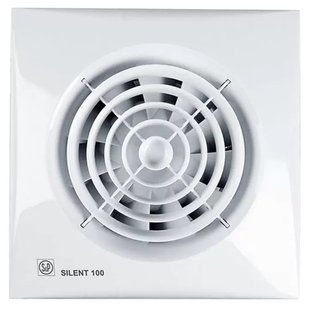 Вентилятор Soler&Palau Silent-100 CHZ с гигростатом и таймером 5210402300 фото