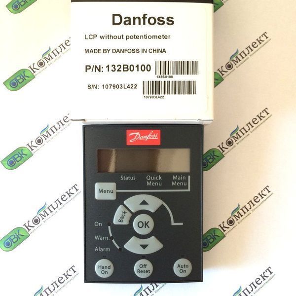 Панель управления Danfoss LCP 11 без потенциометра art. 132B0100 132B0100 фото