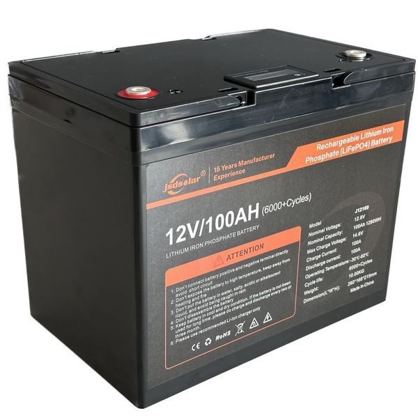 Аккумулятор LiFePO4 12V 100AH Jsdsolar ak-30729 фото