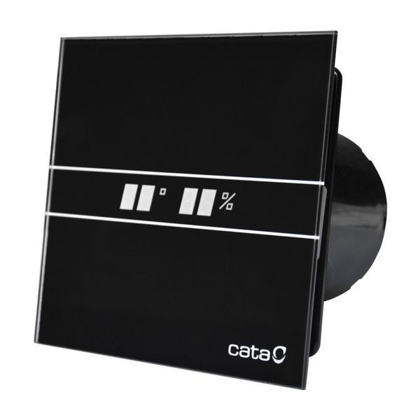 Витяжний вентилятор CATA E-100GTH Black 00900602 фото