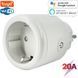 SMART Wi-Fi Розетка з лічильником енергоспоживання 20А (4200Вт) sm-30291 фото 1