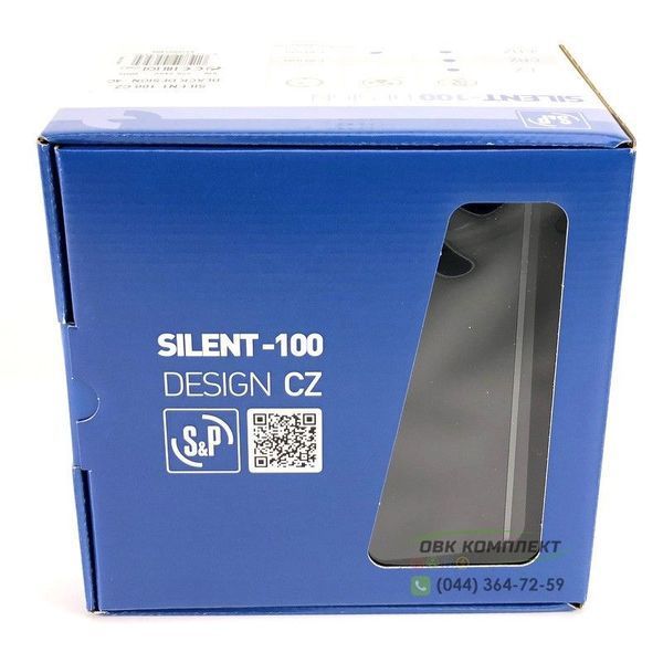 Вентилятор Soler&Palau Silent-100 CZ Black Design 4C 5210607400 фото