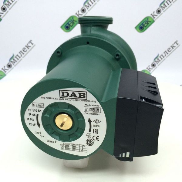 Циркуляционный насос DAB A110/180 XM B02284 фото