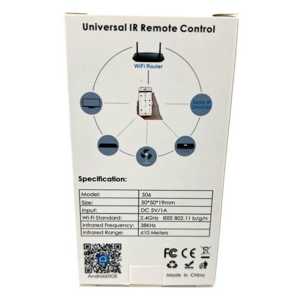 SMART Wi-Fi ИК пульт дистанционного управления sm-30016 фото