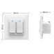 SMART Wi-Fi Вимикач 2-х клавішний sm-30018 фото 4