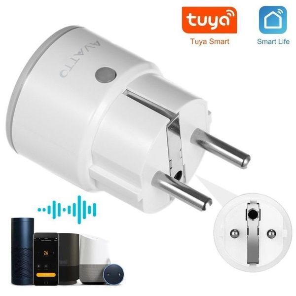 SMART Wi-Fi Розетка з лічильником енергоспоживання 16А (3680Вт) sm-30020 фото
