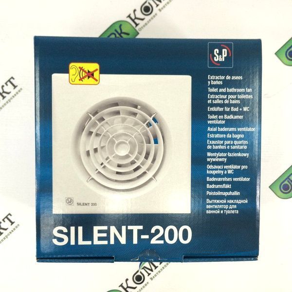 Вытяжной вентилятор Soler&Palau SILENT-200 CZ 5210424700 фото