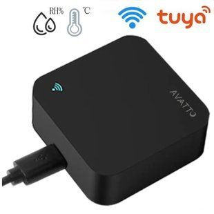 SMART Wi-Fi ІЧ пульт управління з датчиком температури та вологості sm-30065 фото