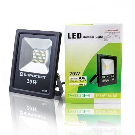 Светодиодный прожектор EVRO LIGHT EV-20-01 6400K 1600Lm SMD 000038969 фото