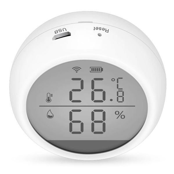 SMART Wi-Fi Датчик температури та вологості AVATTO sm-30076 фото