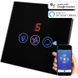 SMART Wi-Fi Регулятор обертів вентилятора + керування світлом чорний re-29983 фото 1