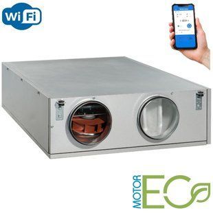 ВЕНТС ВУТ 900 ПБВ EC А21 DTV - приточно-вытяжная установка с рекуператором и Wi-Fi 0688261881 фото