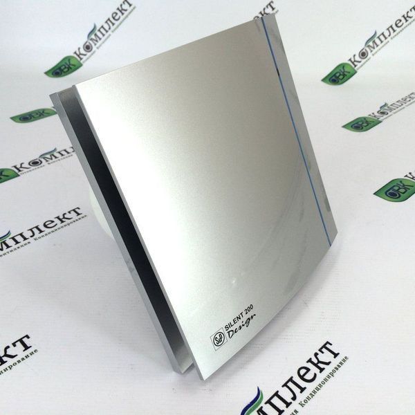 Витяжний вентилятор Soler&Palau SILENT-200 CZ SILVER DESIGN - 3C 5210605900 фото