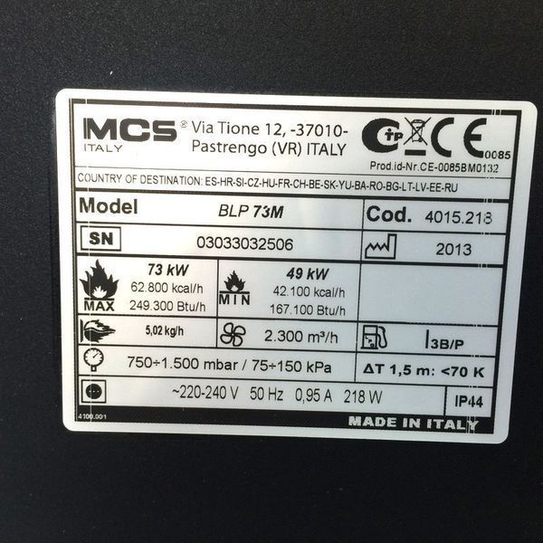 Газова теплова гармата MASTER BLP 73 M ga-6466 фото