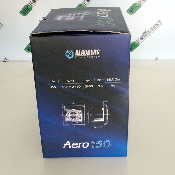 Вентилятор BLAUBERG Aero 150 S 0000214706 фото