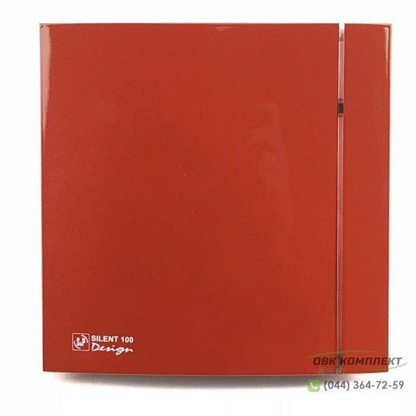 Вентилятор Soler&Palau Silent-100 CZ Red Design 4C 5210611800 фото