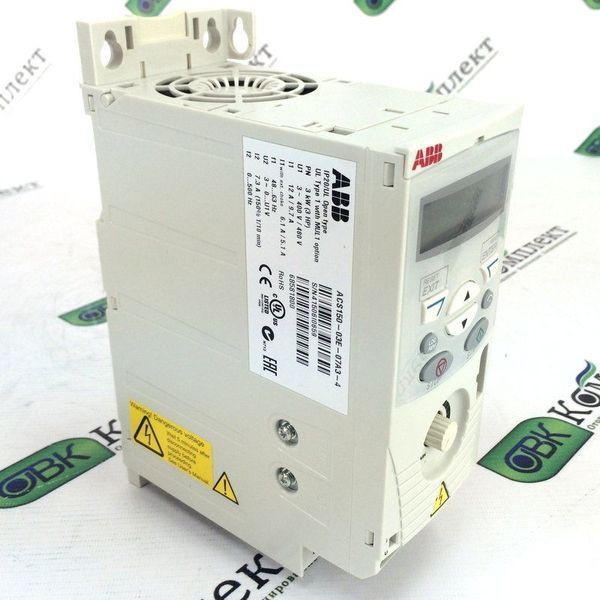 Частотний перетворювач ABB ACS150 3 кВт 3-фаз. ACS150-03E-07A3-4 фото
