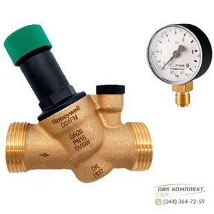 Редуктор Honeywell D04FM-1/2A + Honeywell М38К 50 RAD (10 бар) rg-29779 фото