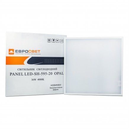 Світлодіодний світильник Євросвітло LED-SH-595-20 OPAL 36Вт 4000K 000039143 фото