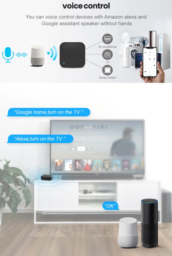 Голосове управління Amazon Alexa та Google Assistant