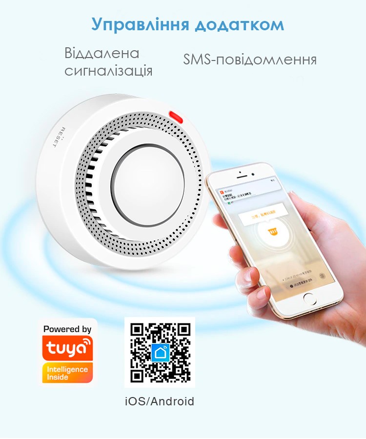 Бездротове управління SMART Wi-Fi Системою пожежної безпеки