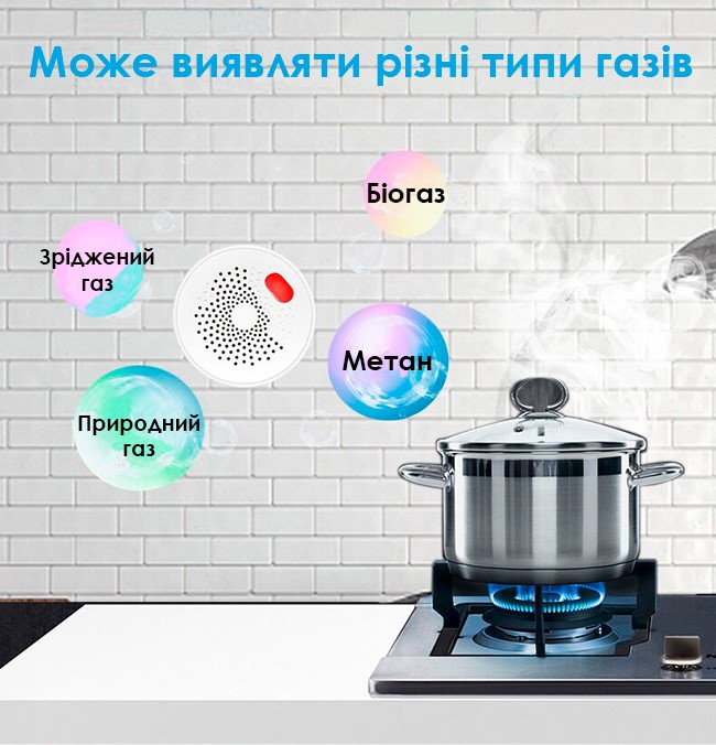 Виявлення різних газів