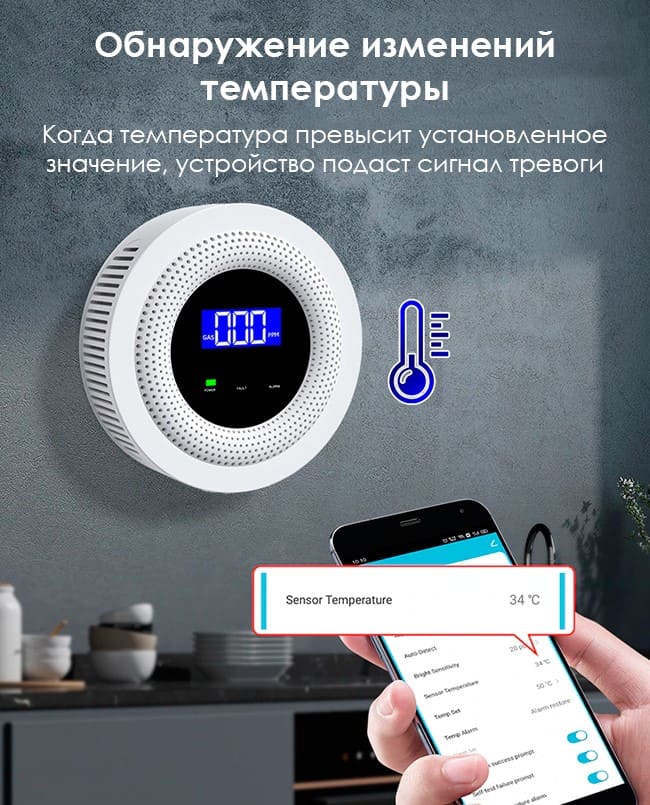 Мониторинг изменений температуры