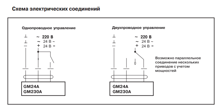Схема подключения