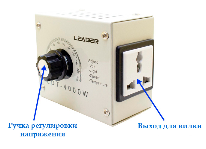 Конструкция регулятора скорости