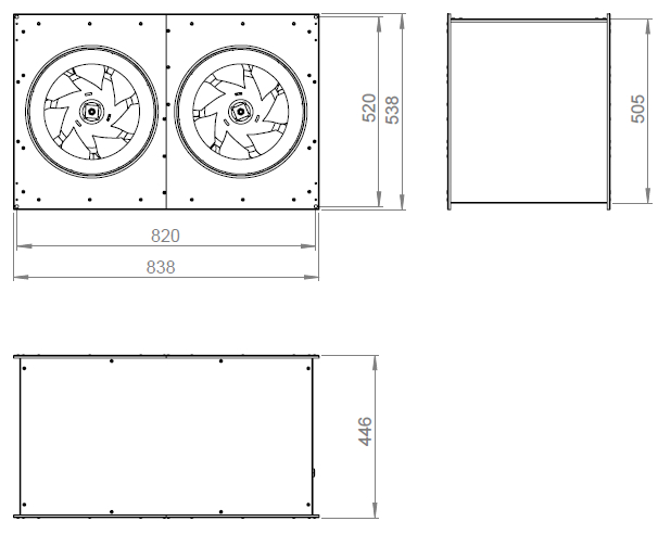 Габариты RUCK ELKI 8050