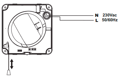 Cхема підключення Soler&Palau ECOAIR DESIGN M