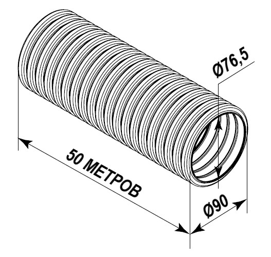 Габаритные размеры FlexiVent 90