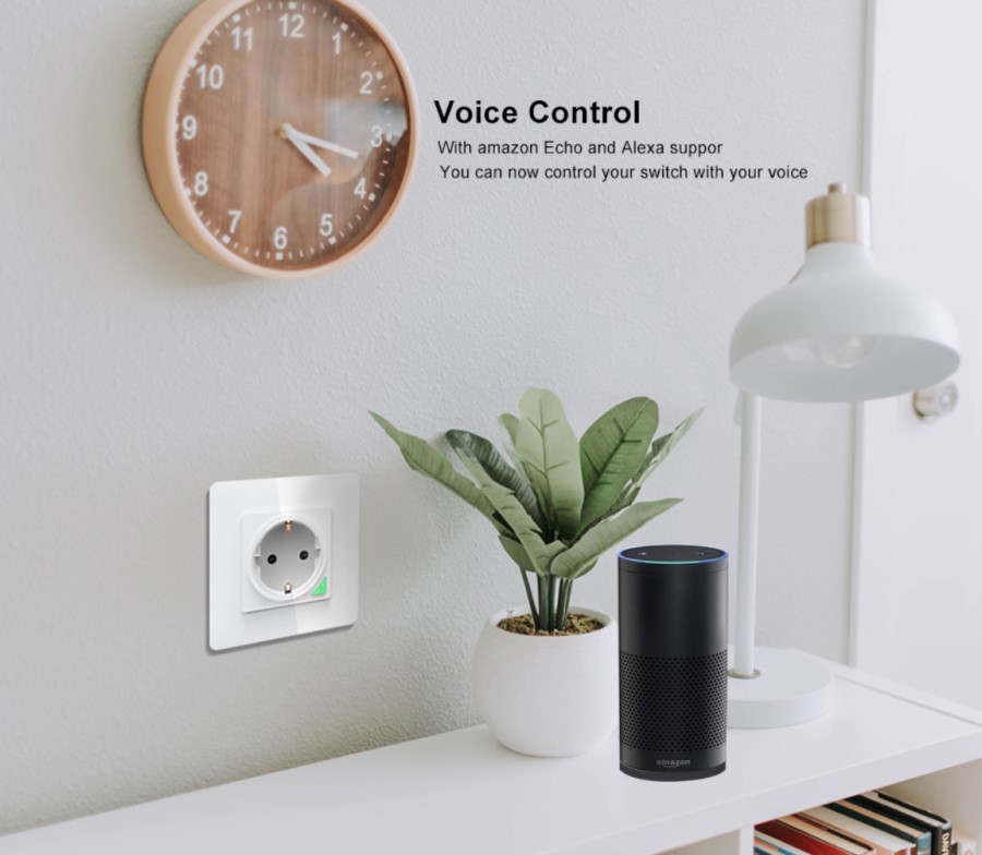 Підтримує голосове управління Alexa Echo і Google Home