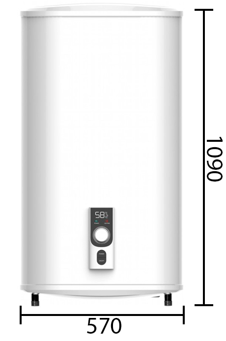 Размеры водонагревателя Midea D100-20ED2(W)