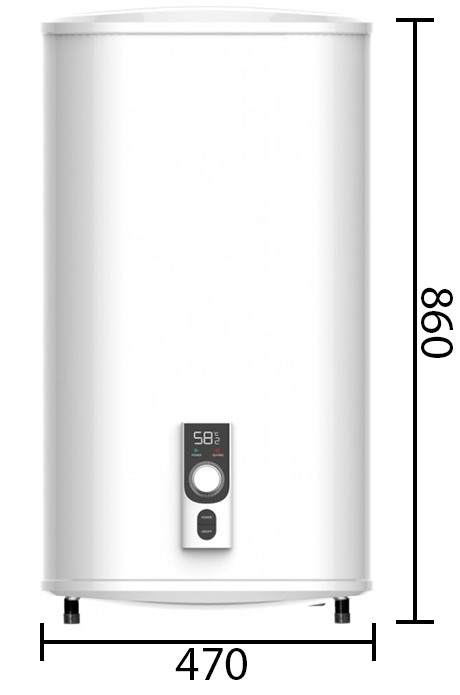 Розміри водонагрівача Midea D50-20ED2(W)