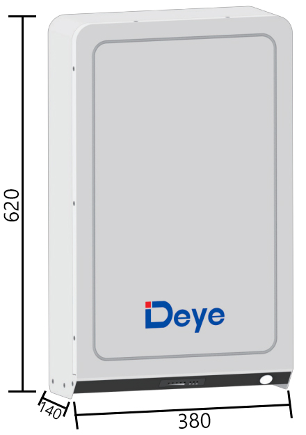 Габаритные размеры Deye RW-M5.3