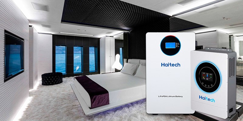 Применение набора Инвертор SUNON V 4.2KW + LiFePO4 батарея Li-Sun 25.6V 200AH Haitech