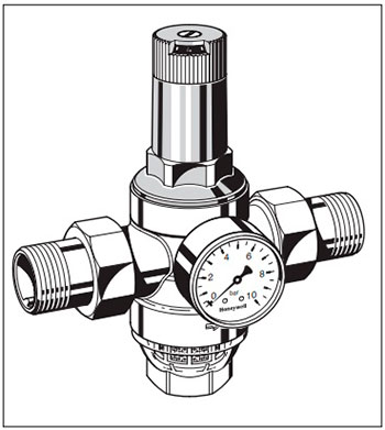 Конструкція регулятора тиску води