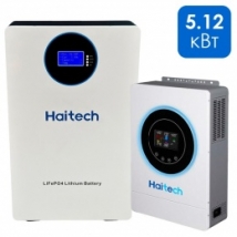 Інвертор SUNON V 6.2KW + LiFePO4 батарея Li-Sun 51.2V 100AH Haitech