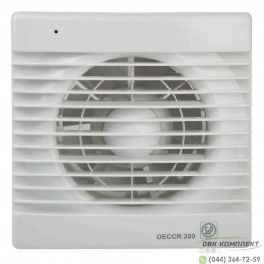 Вытяжной вентилятор Soler&Palau DECOR-200 S