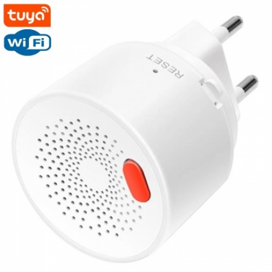 SMART Wi-Fi Датчик утечки газа в розетку Tuya