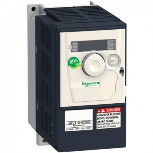 ATV312H055M2 Schneider Electric Altivar 312 0,55 кВт 1-фаз. - Частотний перетворювач