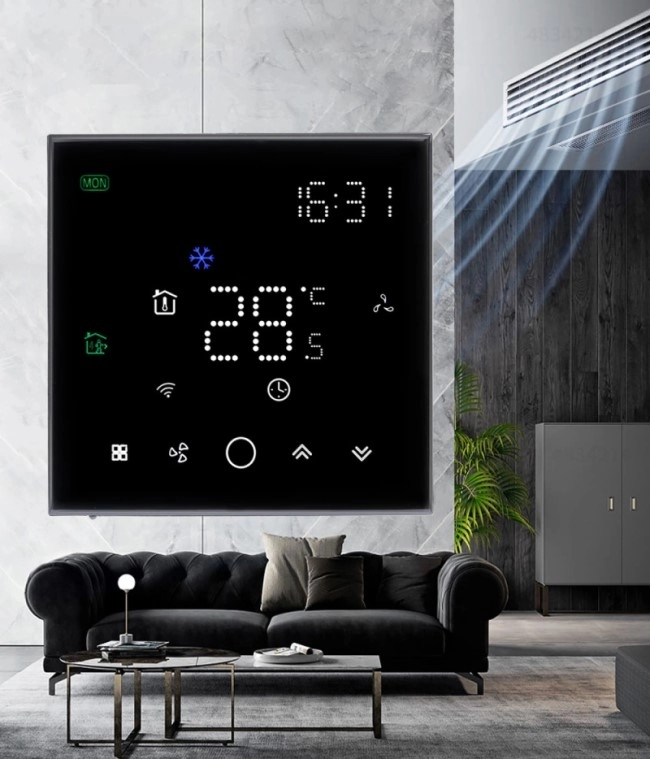 ≡ SMART Wi-Fi Терморегулятор для вентилятора 3-х скоростной Tuya купить ...