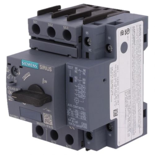 Автоматический выключатель Siemens Sirius 3RV20 21-4DA10 до 25А (11кВт)
