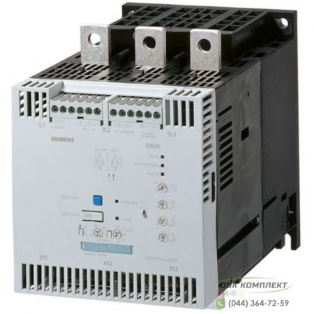 Влаштування плавного пуску Siemens Sirius 3RW40 132 кВт - 3RW4073-6BB44