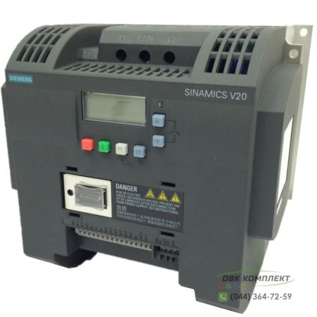 Частотний перетворювач Siemens SINAMICS V20 6SL3210-5BE31-5UV0 15 кВт/3 фаз.