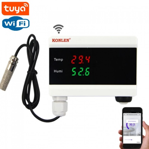 SMART Wi-Fi Термогигрометр с выносным датчиком температуры и влажности