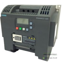 Частотный преобразователь Siemens SINAMICS V20 6SL3210-5BE25-5UV0 5,5 кВт/3 фаз.