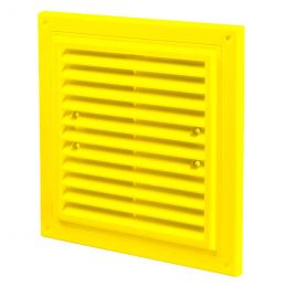 Вентиляційні грати Домовент ДВ 150x150с жовта